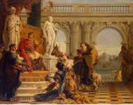 Tiepolo Giovanni Battista Maecenas Presenting the Liberal Arts to Emperor August - Hermitage